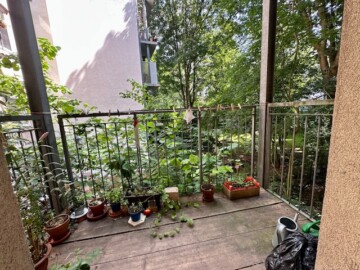 Balkon hinten - Charmantes Altbaujuwel im Herzen von Hamburg-Altona