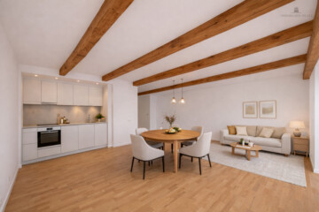 Whg 14 Wohnzimmer - Exklusive Penthouse-Wohnung in Mölln – Traumlage am Schulsee als Kapitalanlage