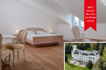 1-Zimmer “großes Schloss Studio” – Kapitalanlage mit emotionaler Rendite im Schloss Hohendorf, 18445 Groß Mohrdorf, Etagenwohnung