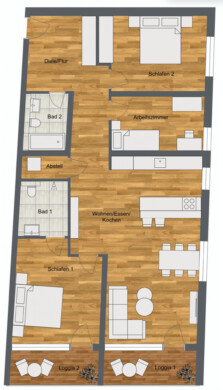 2D Etage 4 - Exklusive vermietete Wohnung in Mölln – Traumlage am Schulsee