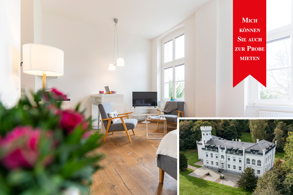 Titelbild - 1-Zimmer “Privatresidenz im Schloss” – Kapitalanlage mit emotionaler Rendite im Schloss Hohendorf