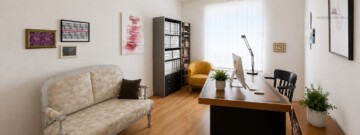 Büro - Ihre Oase in Hamburg-Eppendorf: Charmante 3-Zimmer-Altbauwohnung mit Balkon–auch für Kapitalanleger