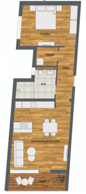 2D Etage 2 - Exklusive Erdgeschoss-Wohnung in Mölln – Traumlage am Schulsee